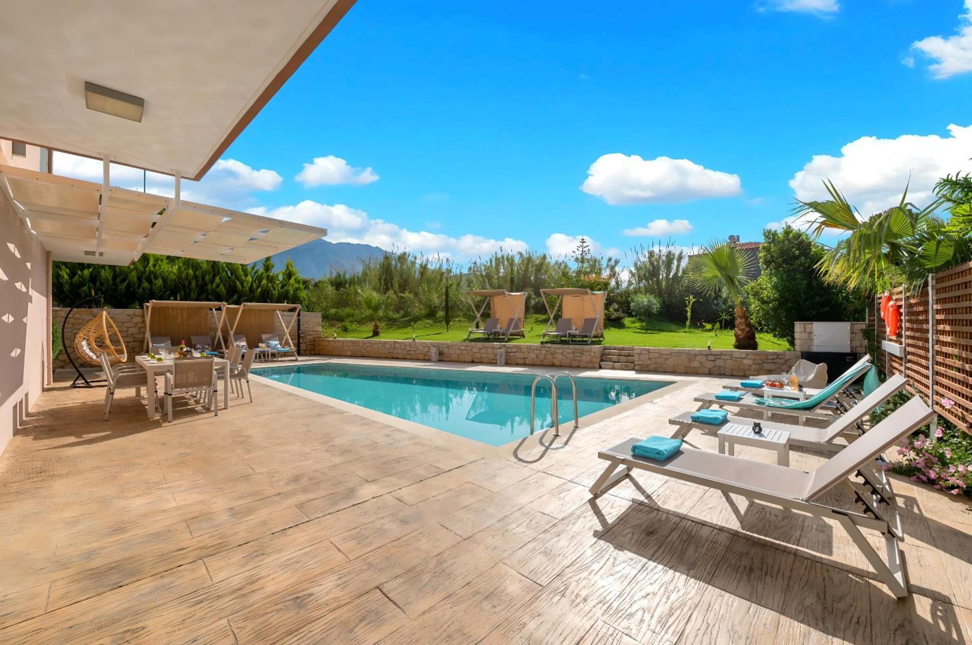 Allas Villa Heated Pool خانيا المظهر الخارجي الصورة